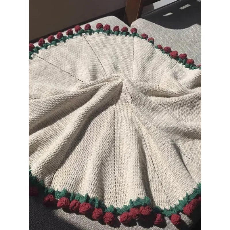 Crochet Rose Bouquet Blanket