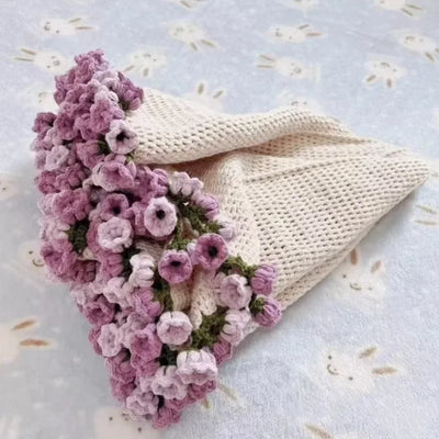 Crochet Rose Bouquet Blanket