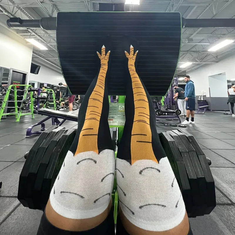 Cluckin Chicken Leg Socks