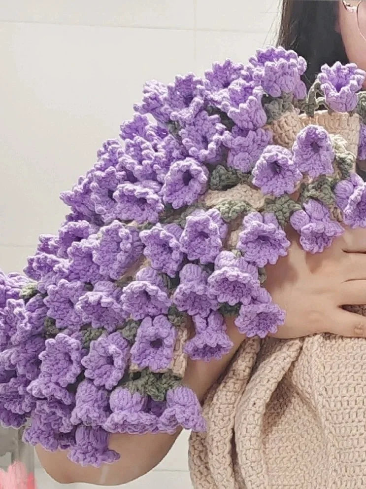 Crochet Rose Bouquet Blanket