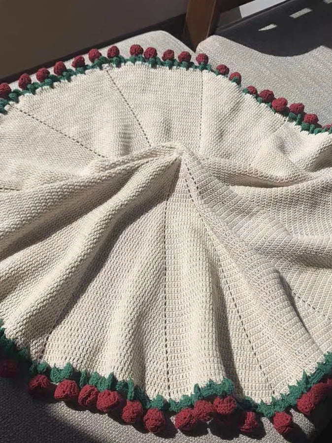 Crochet Rose Bouquet Blanket
